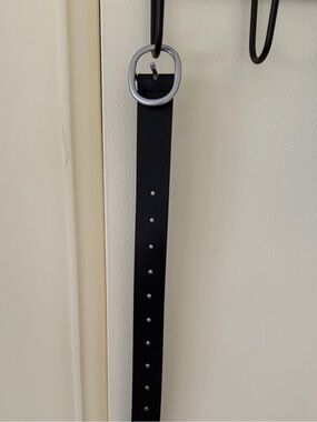 Lucky brand black leather belt